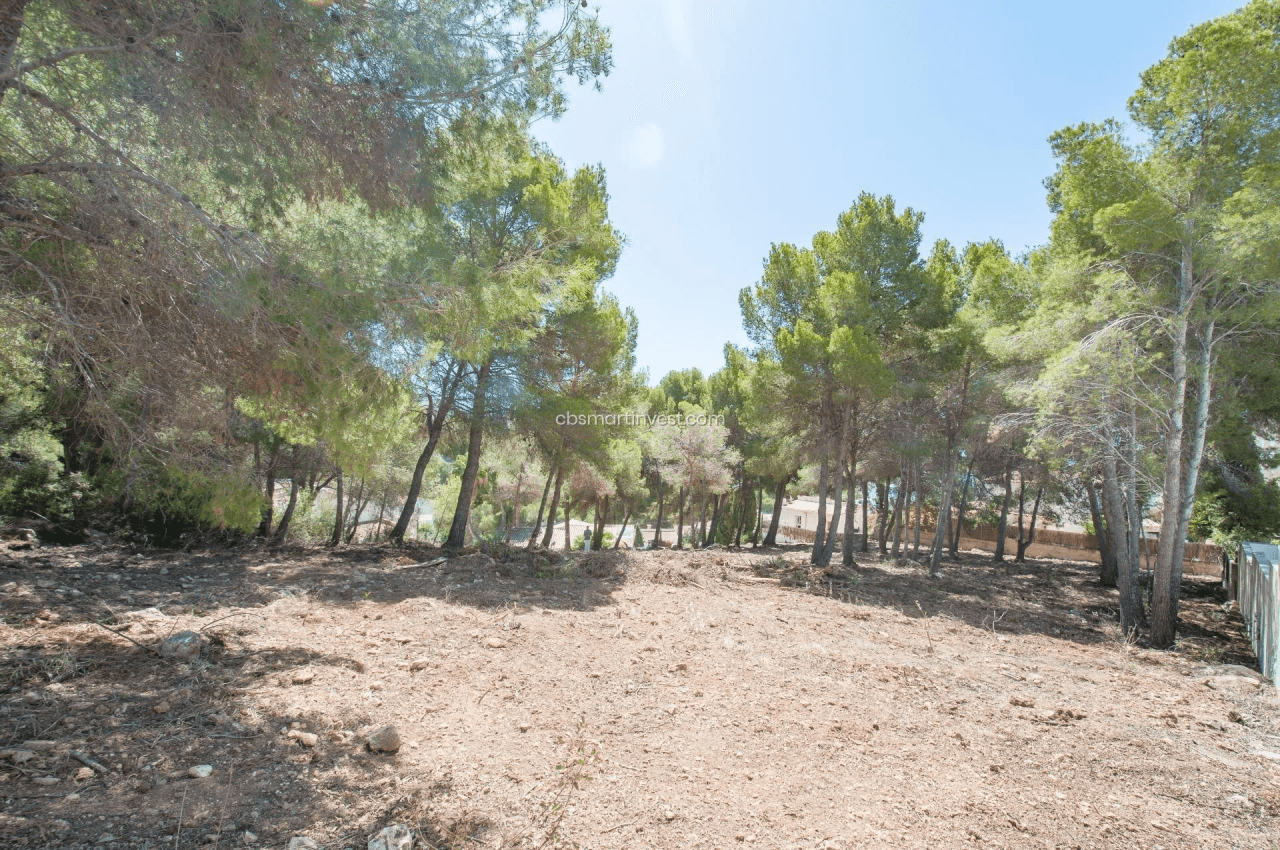 Plots in Moraira, Alicante