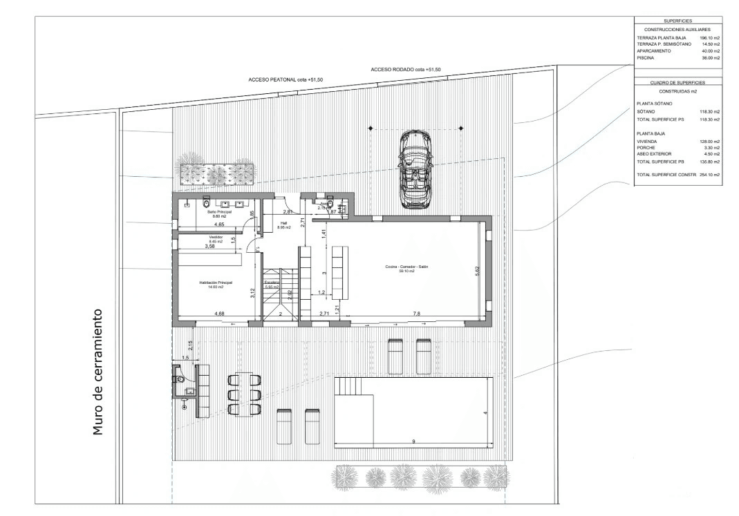 Moderne villa med imponerende havudsigt, udsigt til Peñón de Ifach og bjergene.