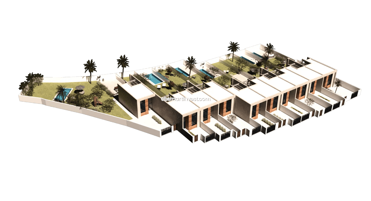New-build townhouses in Alfaz del Pi