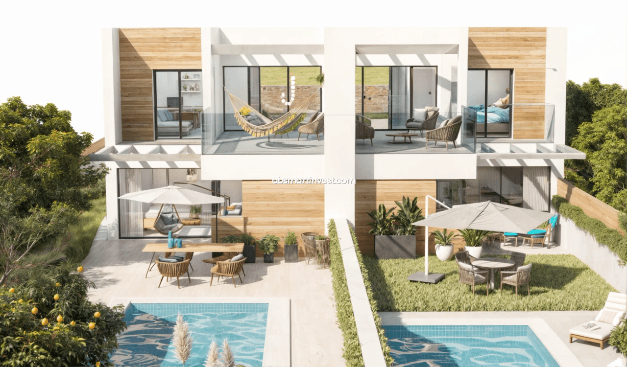 New-build townhouses in Alfaz del Pi