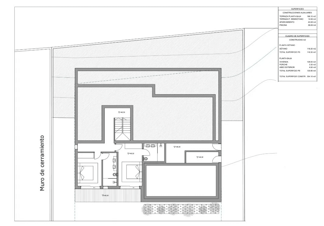 Moderne villa med imponerende havudsigt, udsigt til Peñón de Ifach og bjergene.