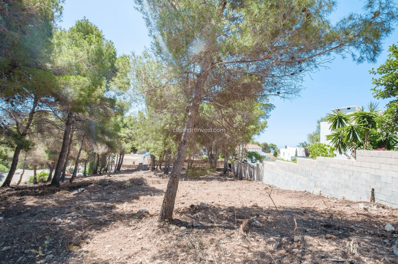 Plots in Moraira, Alicante