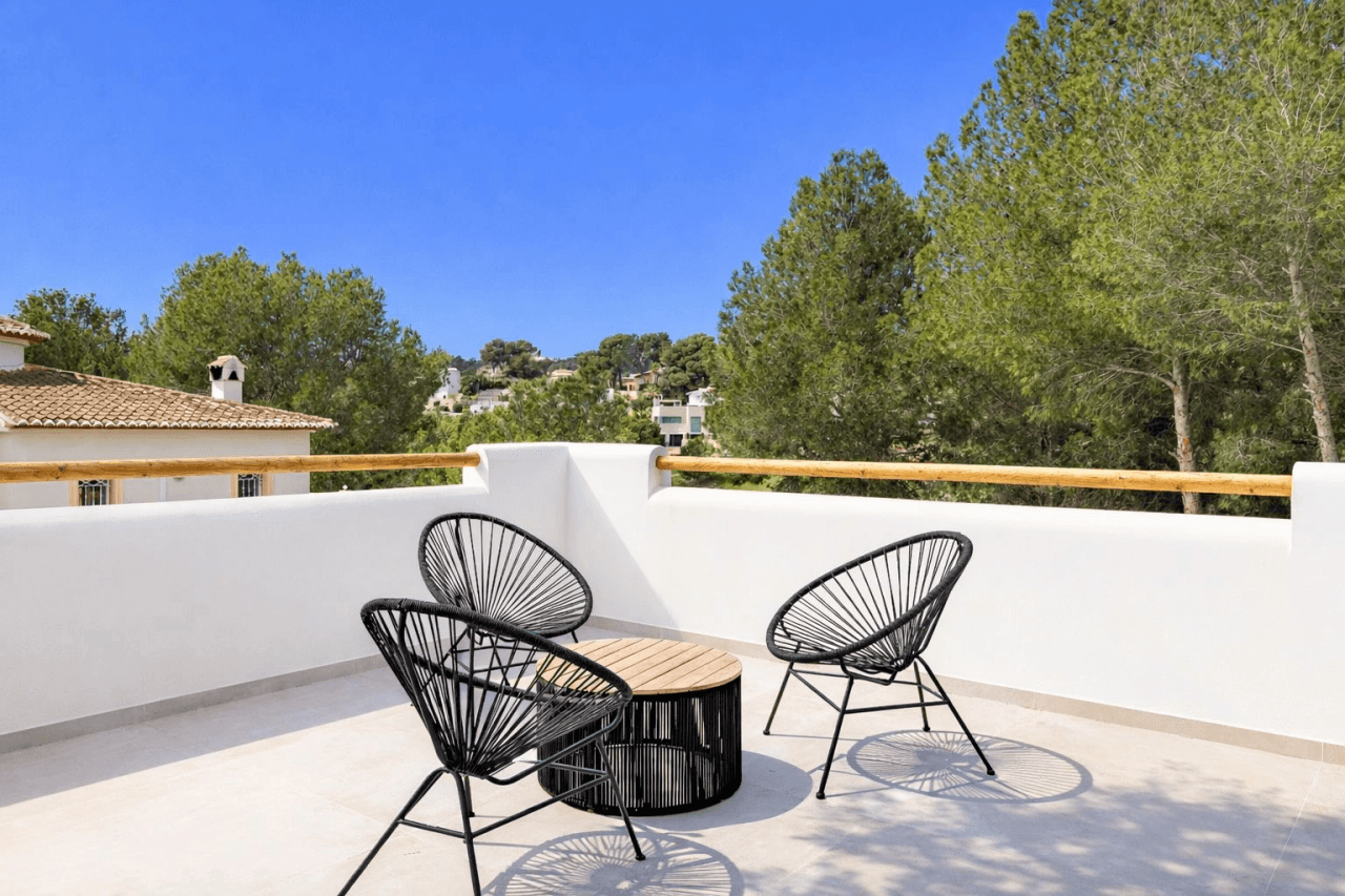Nybyggeri! Ibiza-stil villa på golfbane