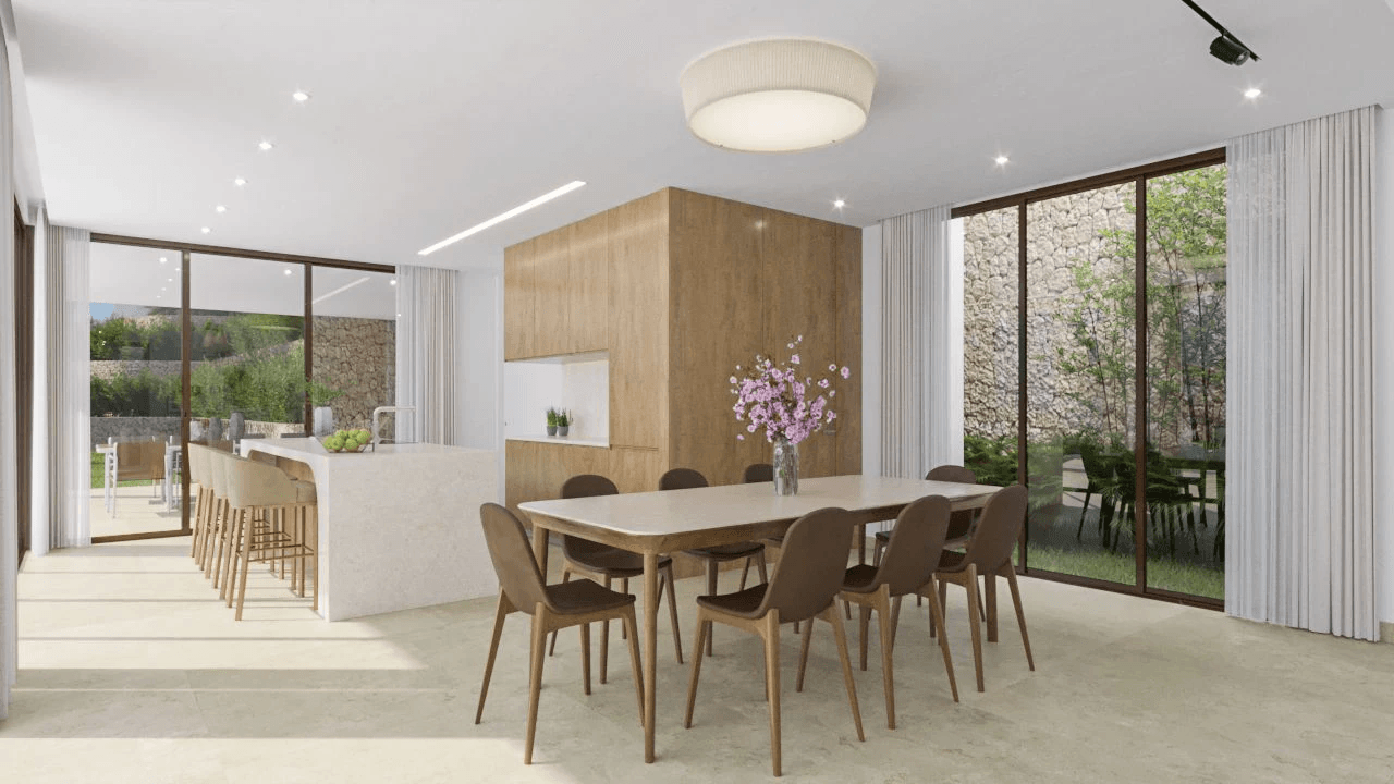 Projekt med licens. Nyt projekt med moderne villa i Denia