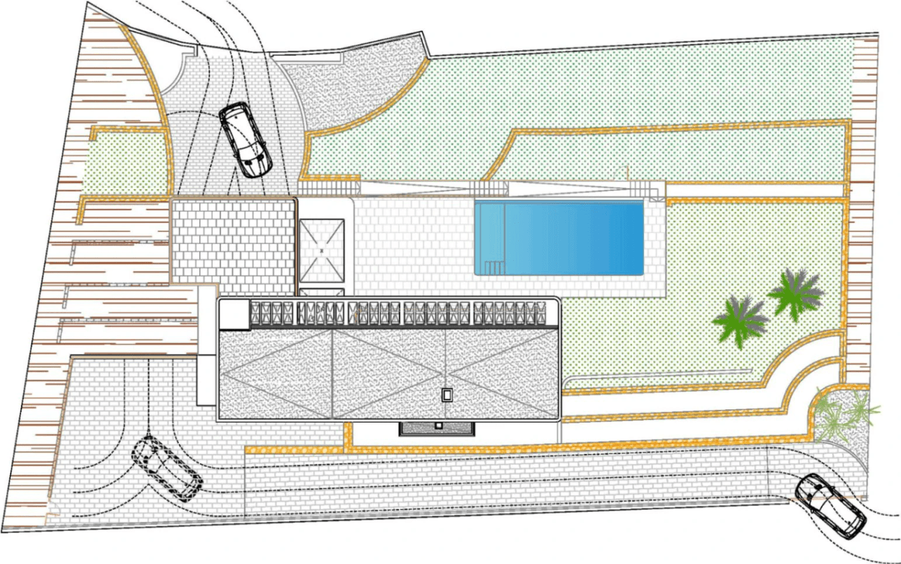 Projekt med licens. Nyt projekt med moderne villa i Denia