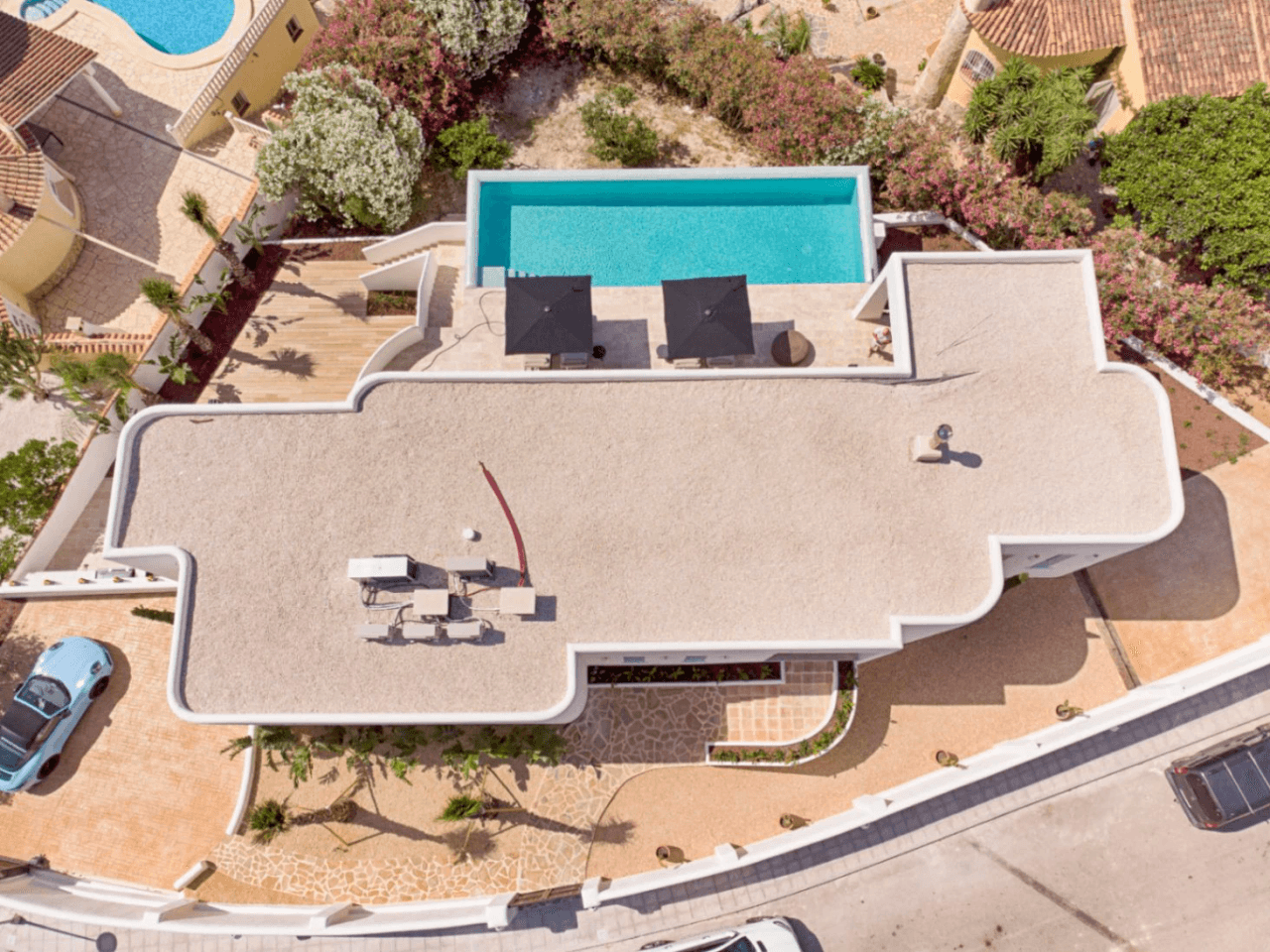 Moderne Luxusvilla mit Meerblick zu verkaufen in Moraira