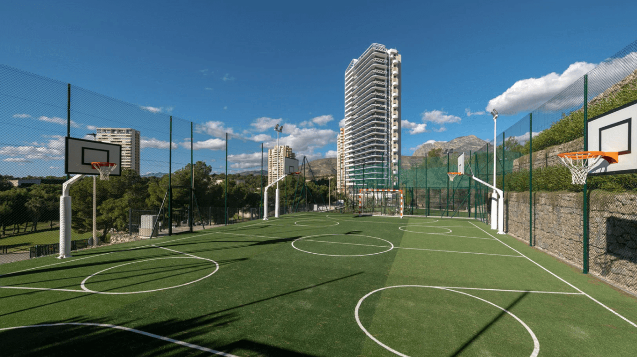 Nybyggede leiligheter med utmerkede fellesområder i Benidorm