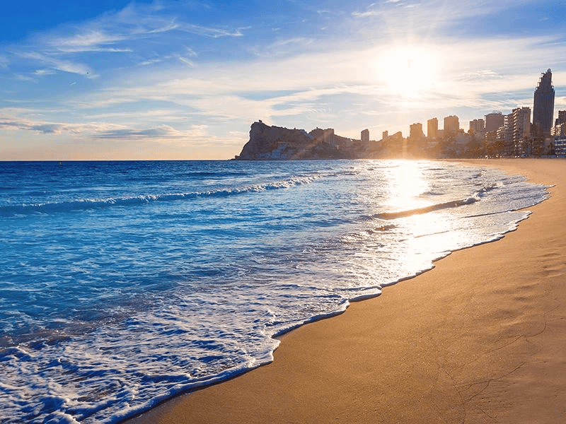 Nybyggede leiligheter med utmerkede fellesområder i Benidorm