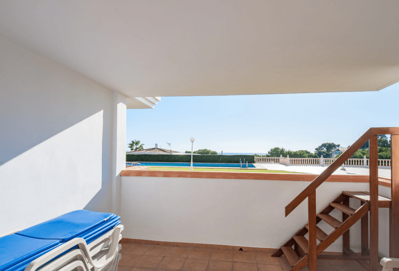 Charmende lejlighed med imponerende havudsigt i Moraira