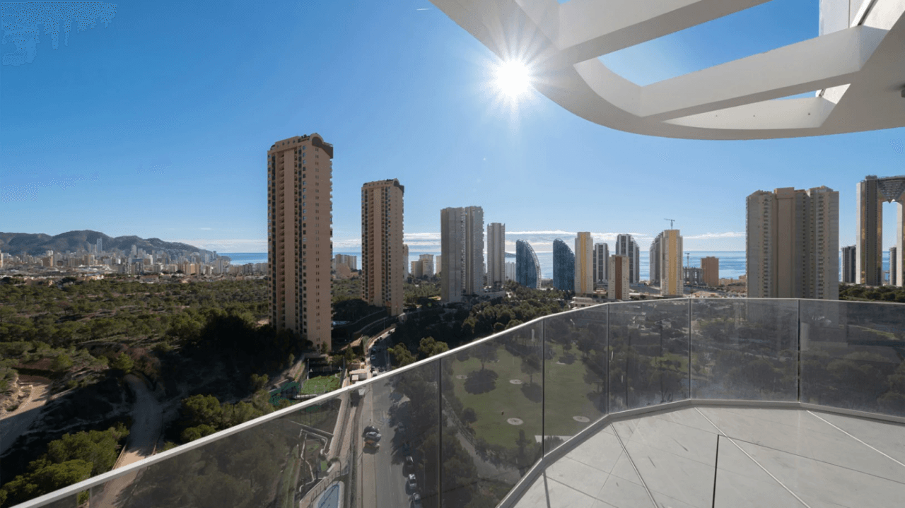Nybyggede leiligheter med utmerkede fellesområder i Benidorm