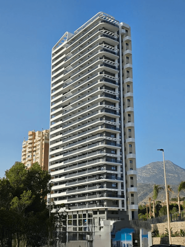 Nybyggede leiligheter med utmerkede fellesområder i Benidorm