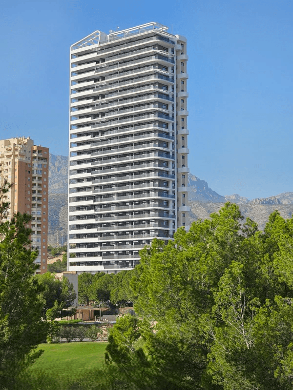 Nybyggede leiligheter med utmerkede fellesområder i Benidorm