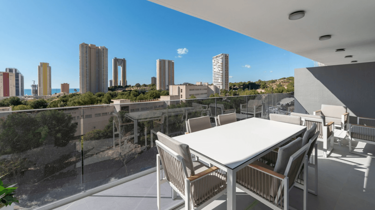 Nybyggede leiligheter med utmerkede fellesområder i Benidorm