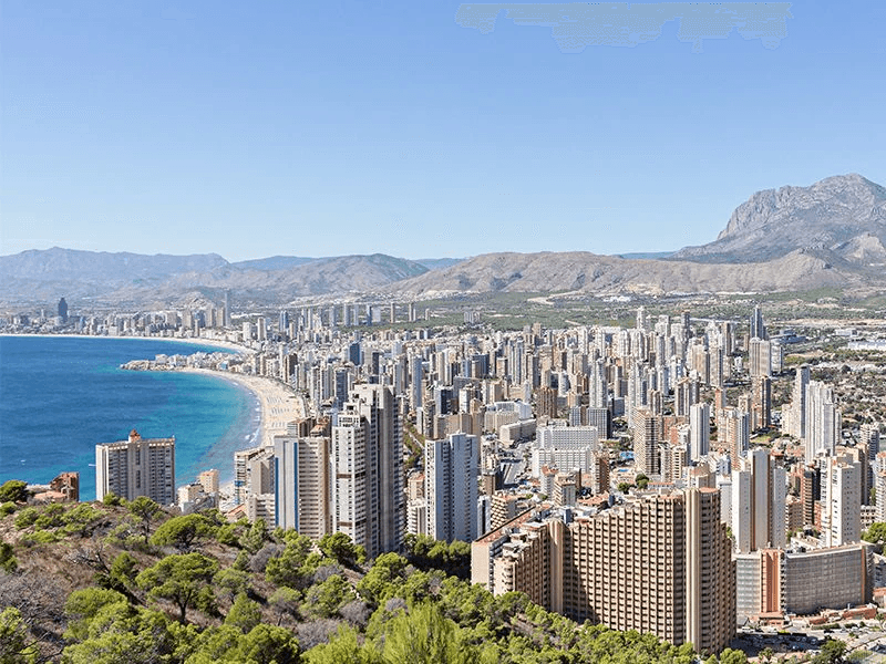 Nybyggede leiligheter med utmerkede fellesområder i Benidorm