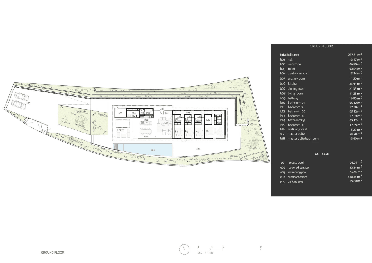 Luksusvilla med moderne design og panoramisk havudsigt