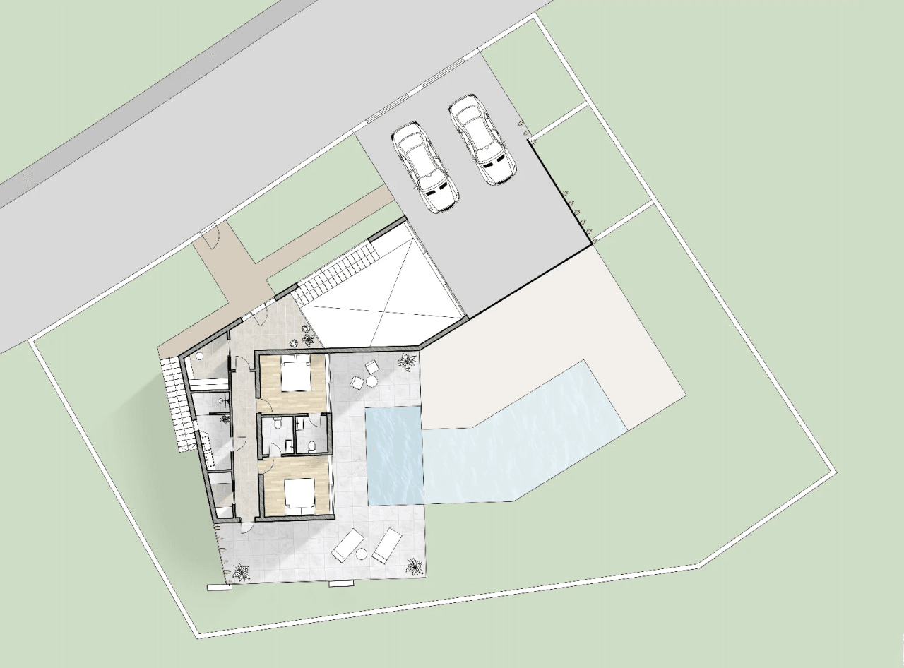 Moderne designvilla med spektakulær havudsigt og luksuriøse detaljer.