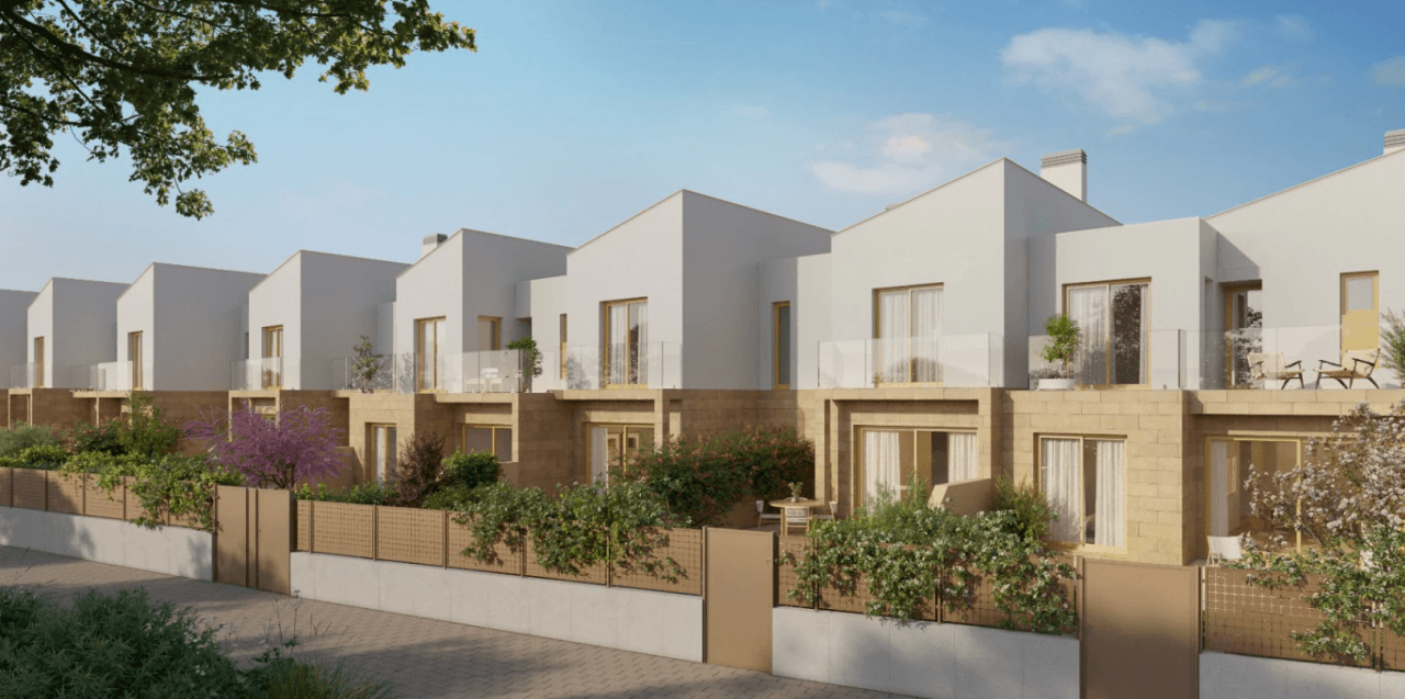 New townhouses within walking distance of the beach