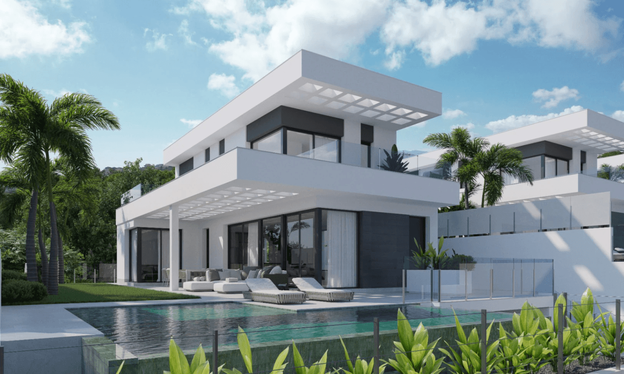 Exclusivas villas de construcción moderna