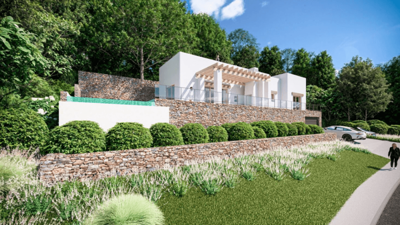 Elegant villa in a very private setting