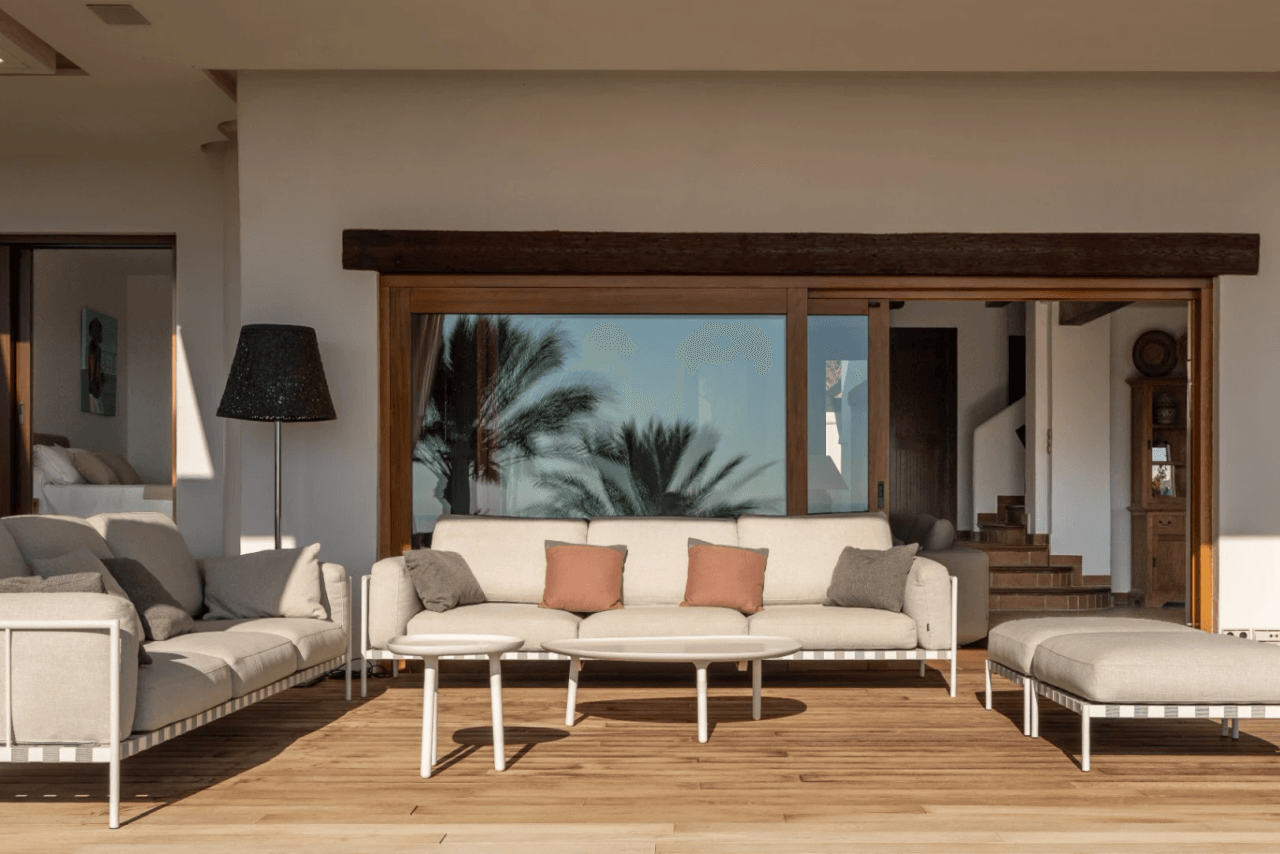 Villa med panoramautsikt over havet og horisonten i Benidorm