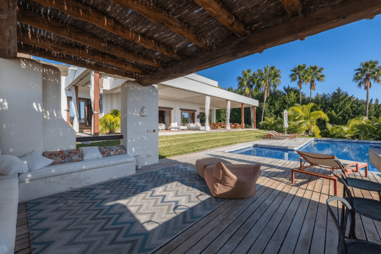 Villa med panoramautsikt over havet og horisonten i Benidorm