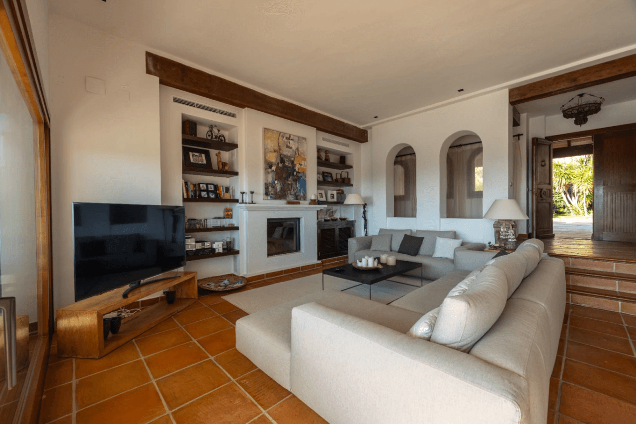Villa med panoramautsikt over havet og horisonten i Benidorm