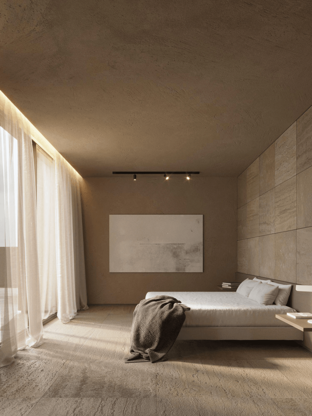Projekt einer modernen architektonischen Villa