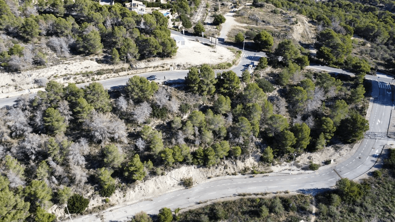 Terrain orienté sud à Calpe