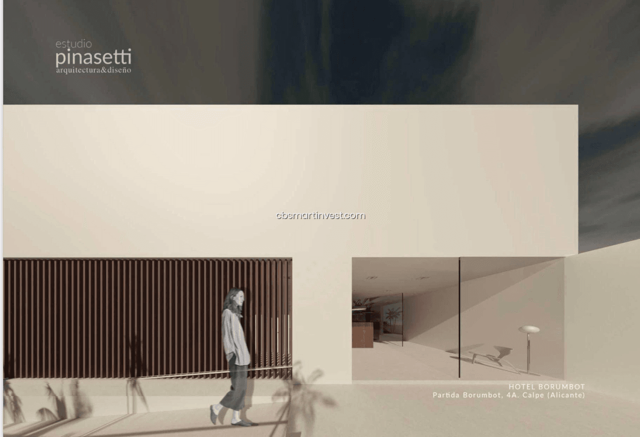 Plot with hotel project