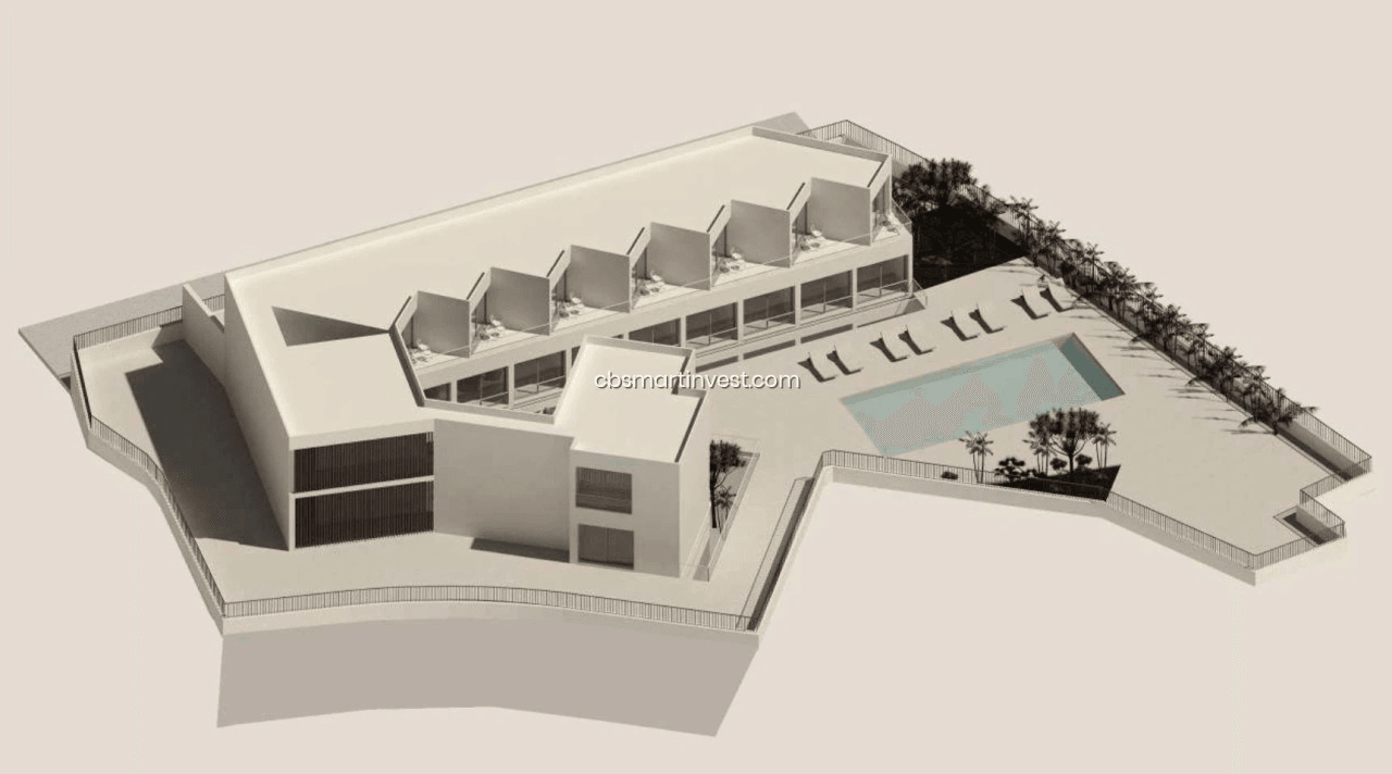 Plot with hotel project