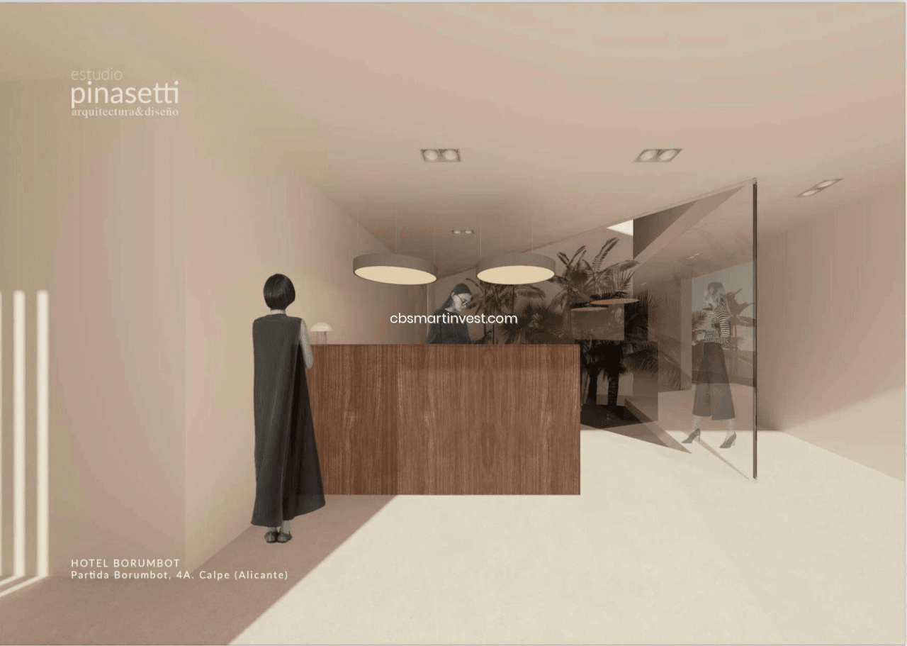 Plot with hotel project