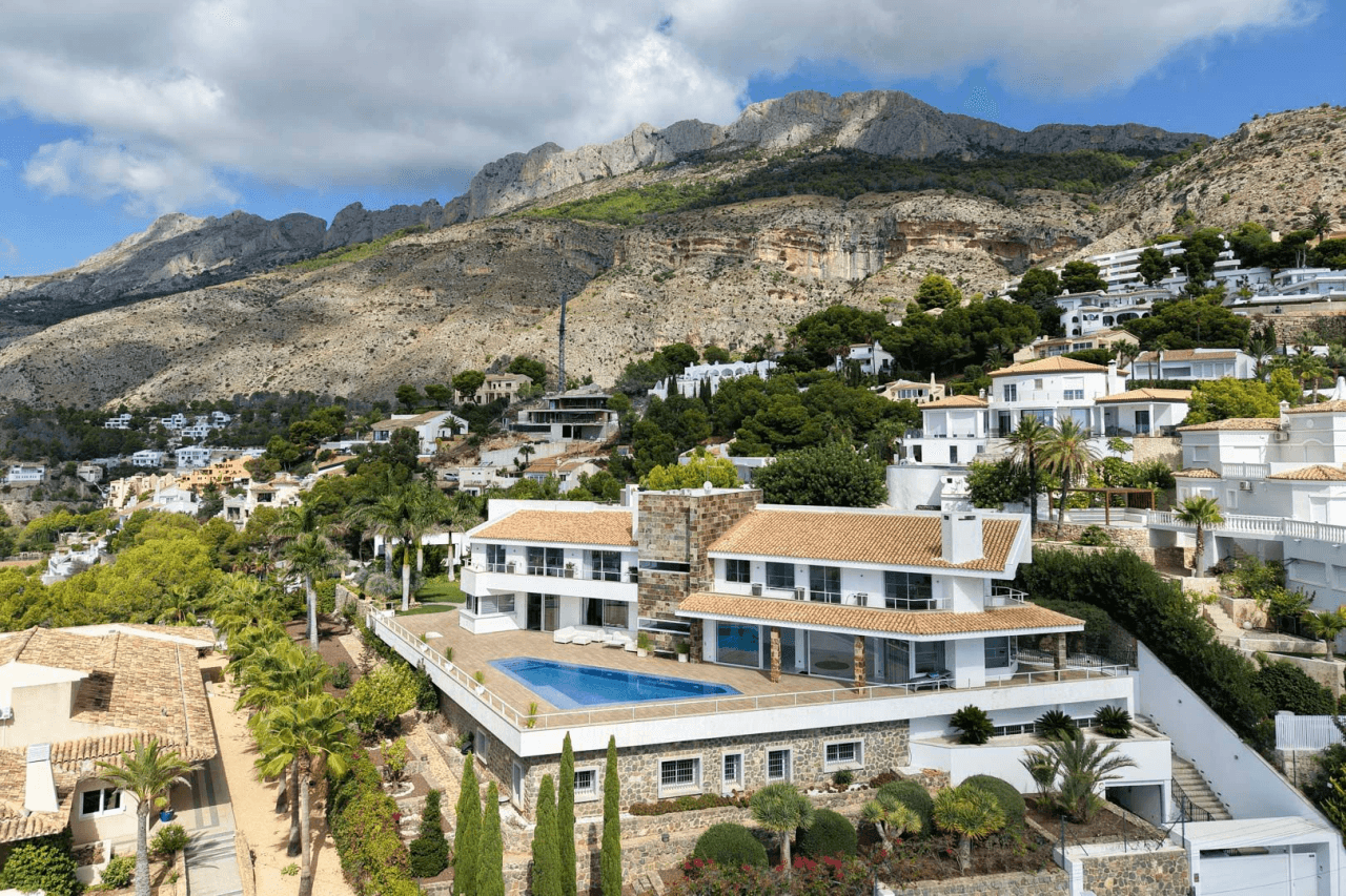 Exclusiva villa con impresionantes vistas en la Sierra Altea