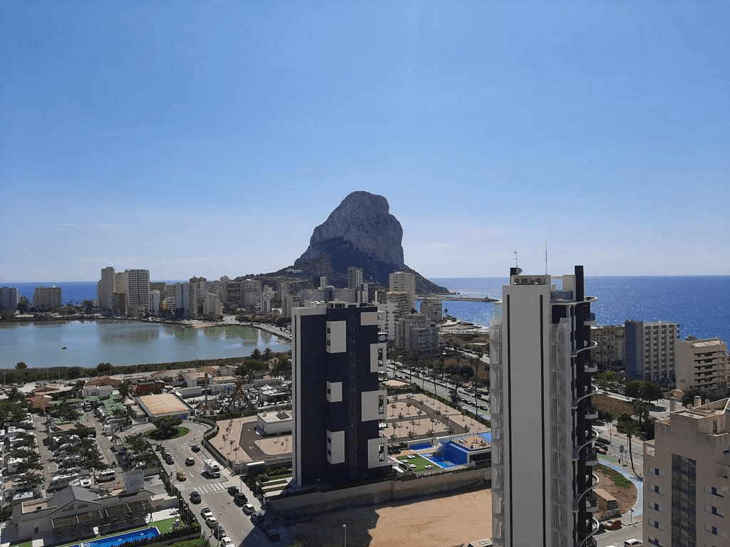 Loft med panoramautsikt over Calpe og havet