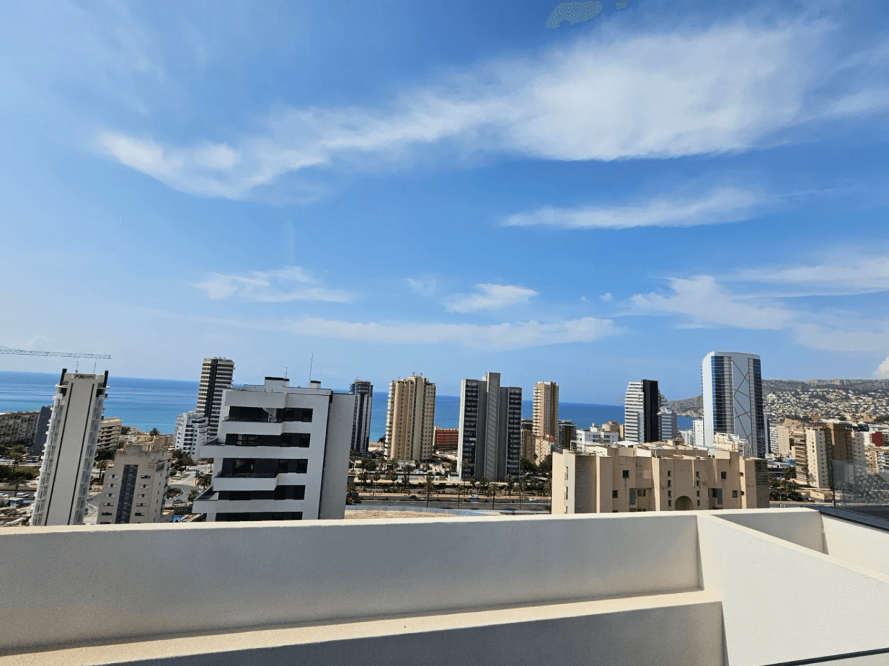 Nyoppusset penthouse med panoramautsikt over Calpe og havet.