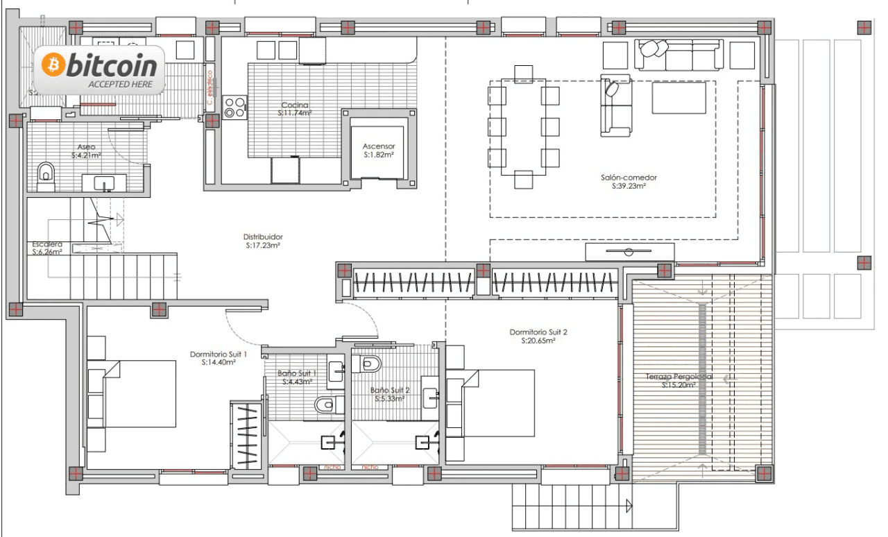 Ny moderne designvilla med spektakulær panoramautsikt over havet