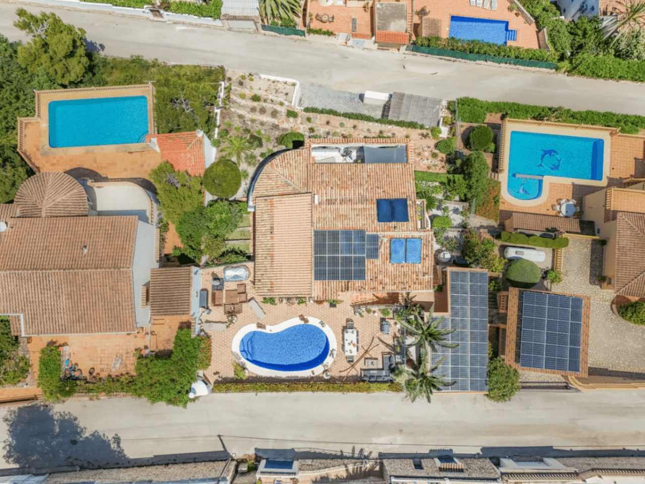 Villa con vistas panorámicas al mar y la Isla de Portichol en Javea