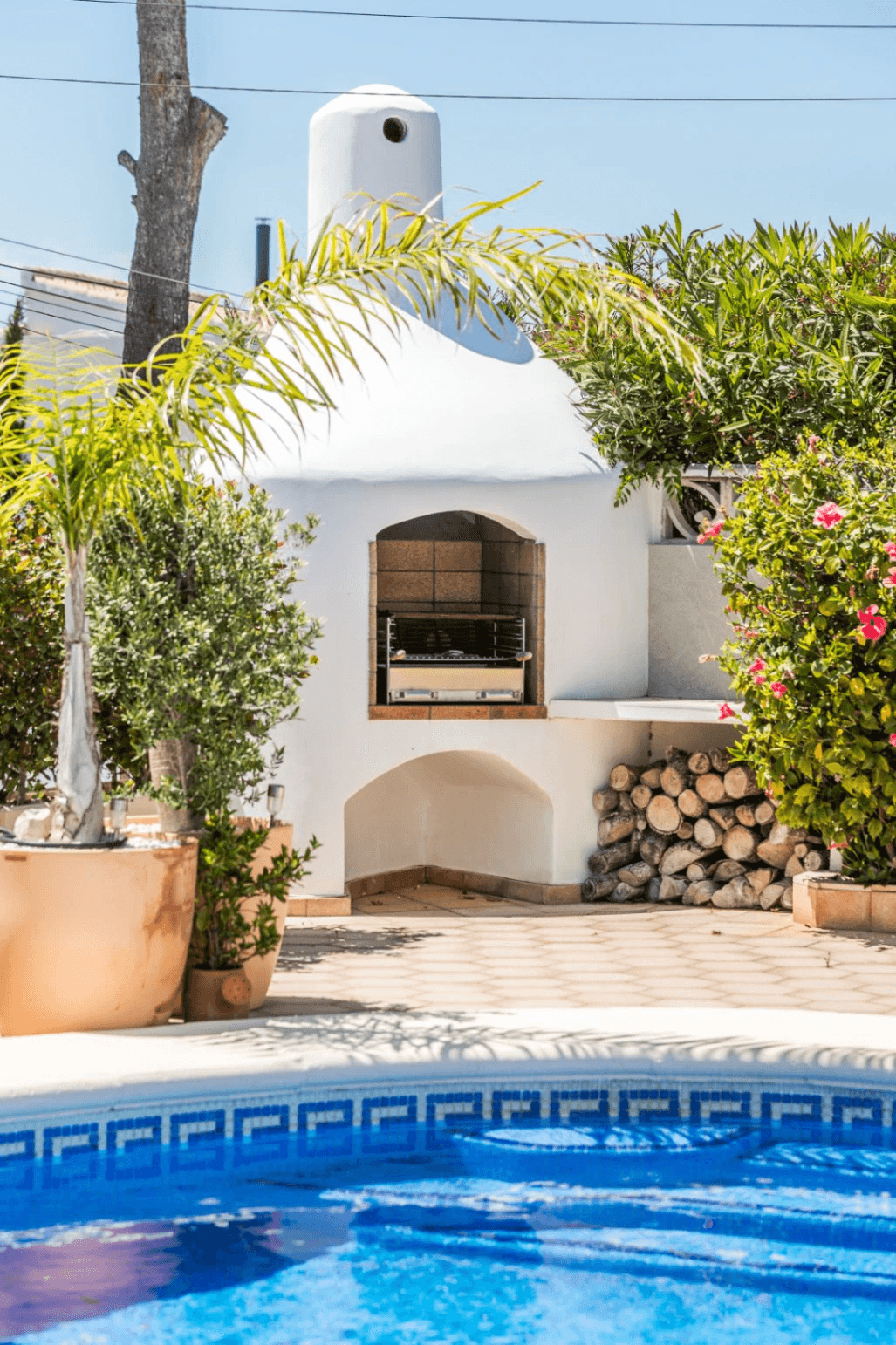 Villa con vistas panorámicas al mar y la Isla de Portichol en Javea
