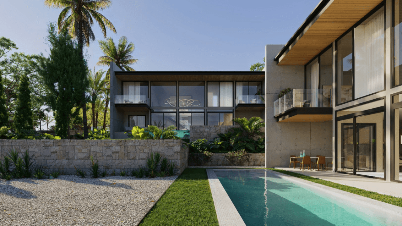 Modern villa under construction with views of the Peñon de Ifach in Calpe.