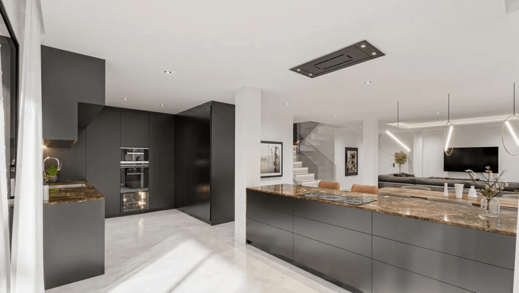 Moderne villa under bygging i Calpe