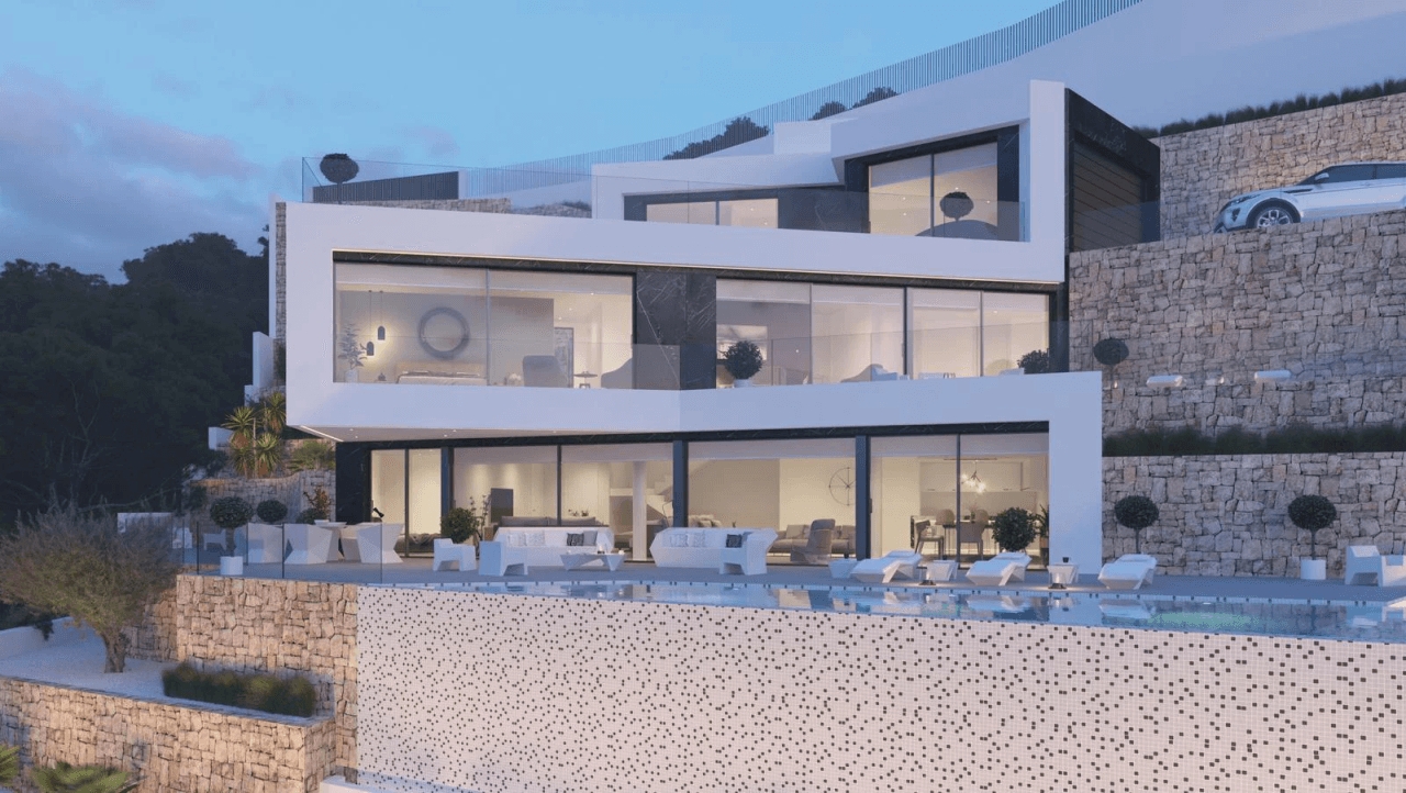 Impressive luxury villa under construction in Raco de Galeno.