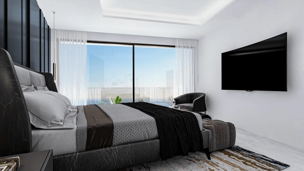 Moderne villa under bygging i Calpe