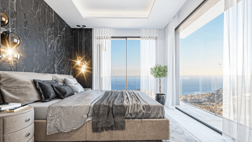 Moderne villa under bygging i Calpe