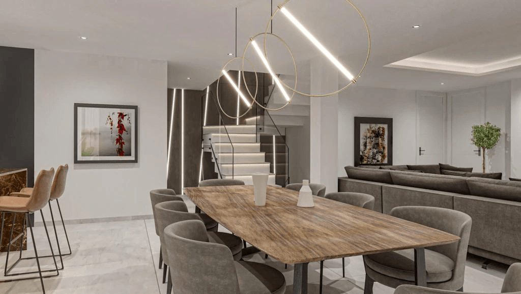 Moderne villa under bygging i Calpe
