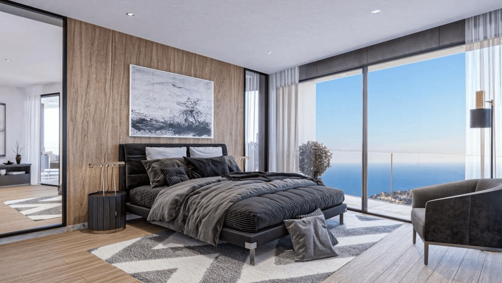 Moderne villa under bygging i Calpe