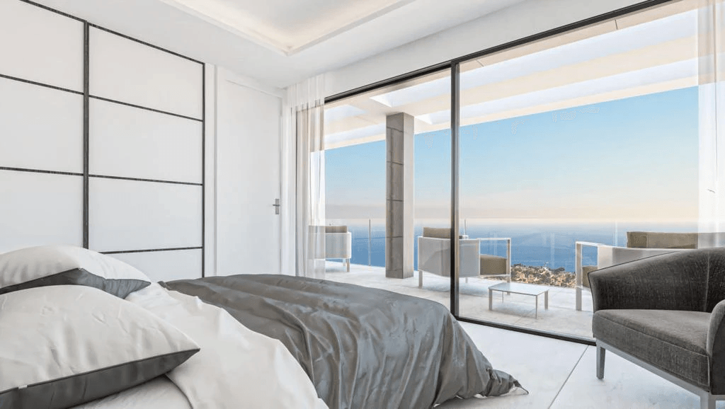 Moderne villa under bygging i Calpe