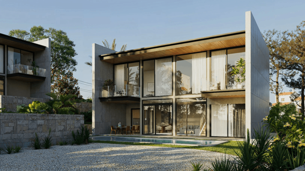 Moderne villa under bygging med utsikt over Peñon de Ifach i Calpe