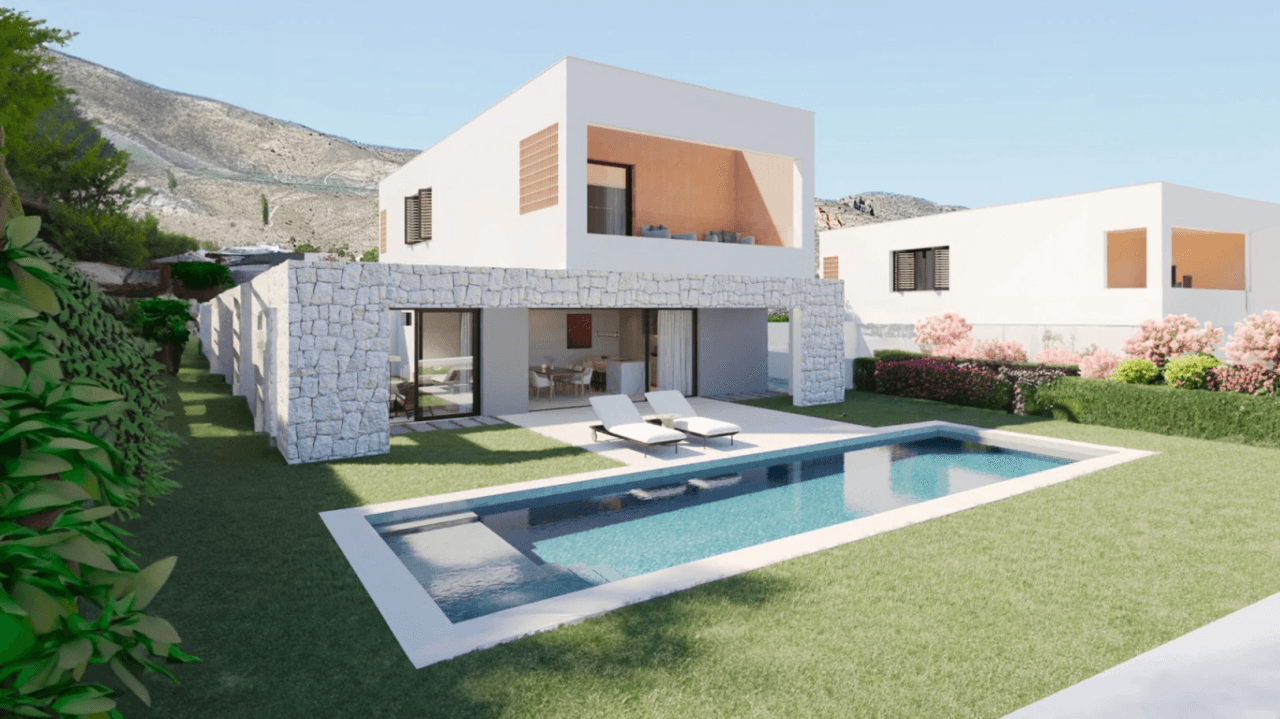 Moderne nybygd villa