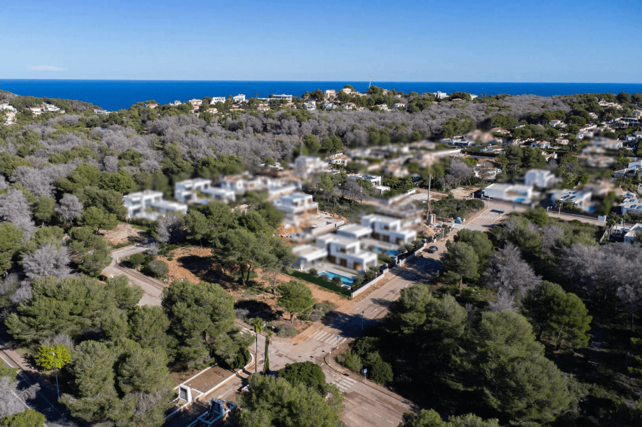 Projet de villa moderne dans une urbanisation exclusive à Jávea