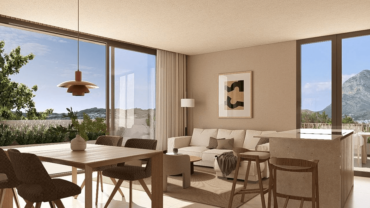 Nyopførte lejligheder i Javea