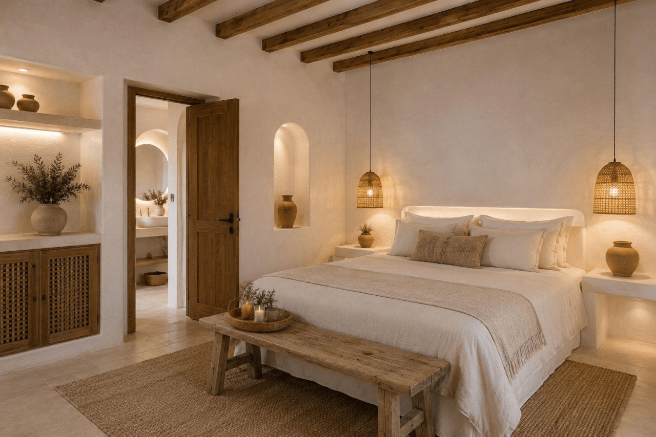 Eksklusiv Ibiza-stil villa under totalrenovering i La Fustera, Benissa Costa